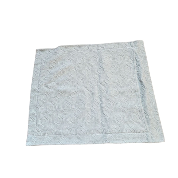 Linea Casa by Sferra Standard Shams Matelasse Dusty Blue Preppy Cottagecore - Picture 3 of 9